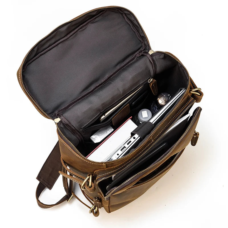 Vintage Genuine Leather Backpack