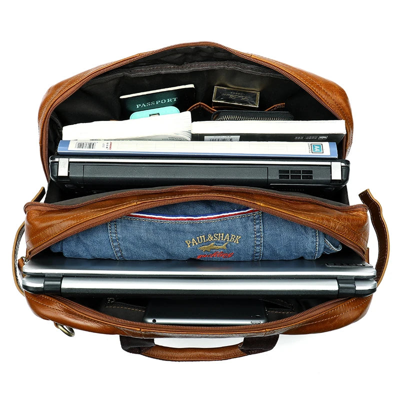 100% Genuine leather backpack
