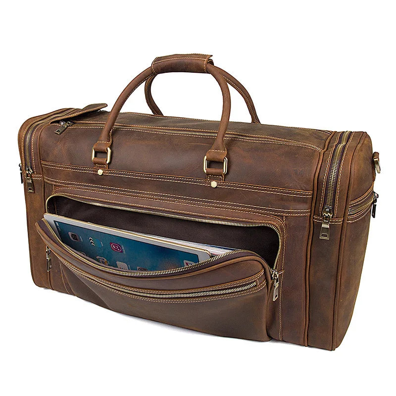 Genuine Leather Luggage Bag