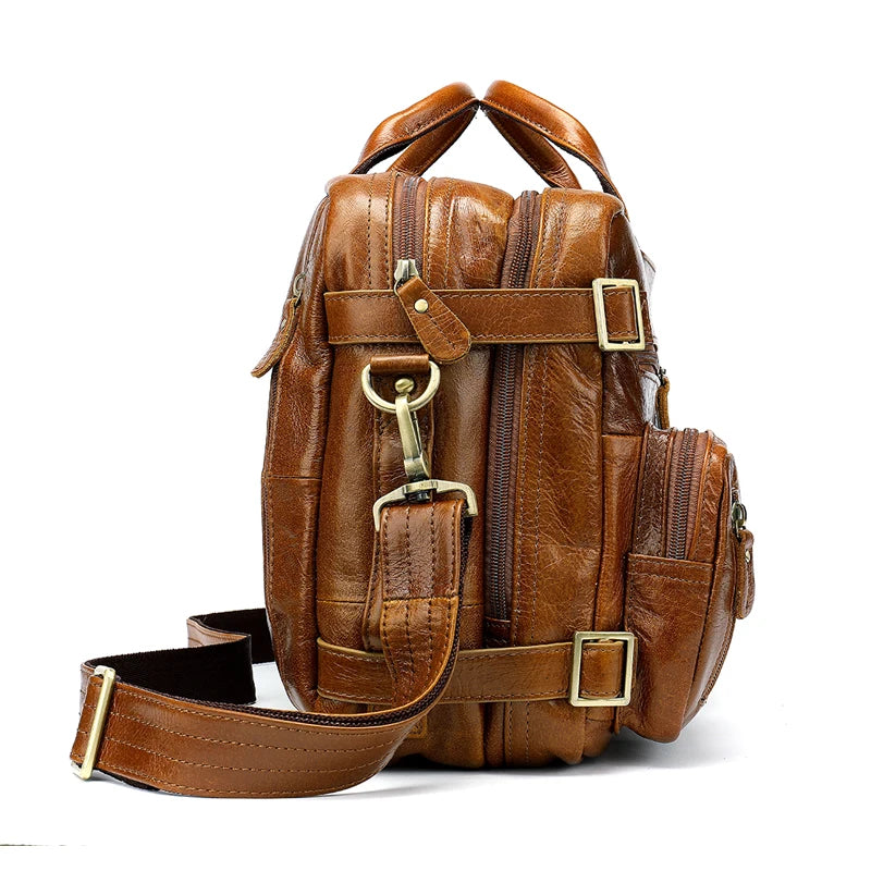 100% Genuine leather backpack
