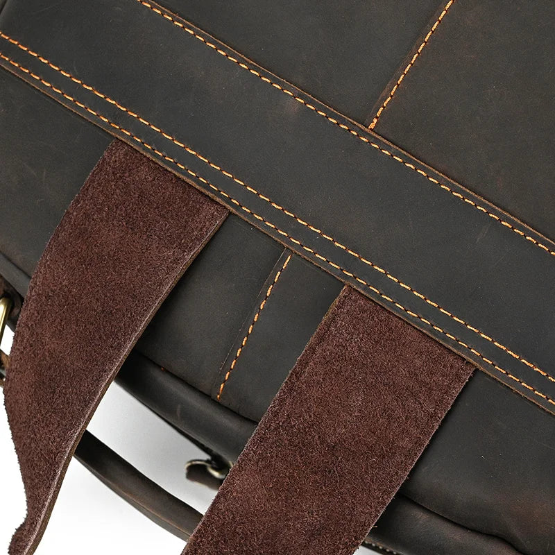Backpack Crazy Horse Leather travel bag