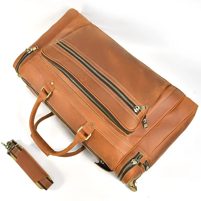 Genuine Leather Luggage Bag
