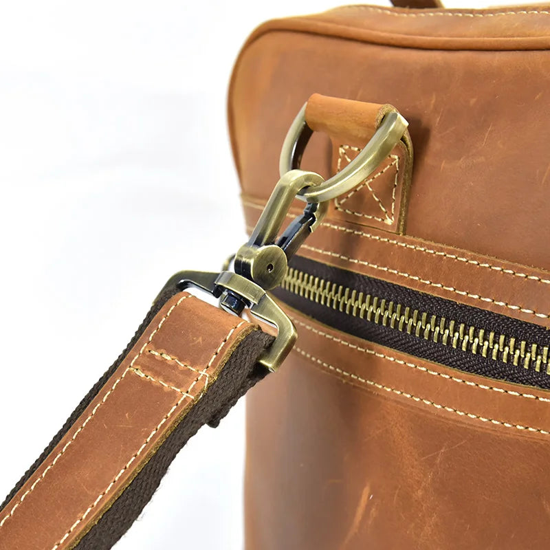 Genuine Leather Luggage Bag