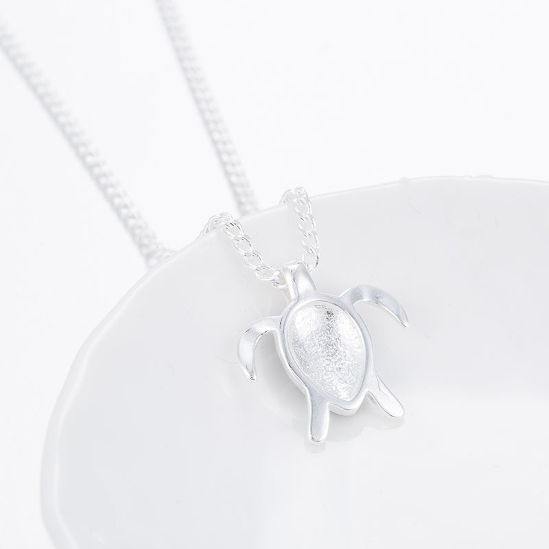 Jisensp Fashion Animal Turtle Necklace & Pendants Tortoise Multi Necklace Women New Sea Jewelry Anime collier Sweater Necklace