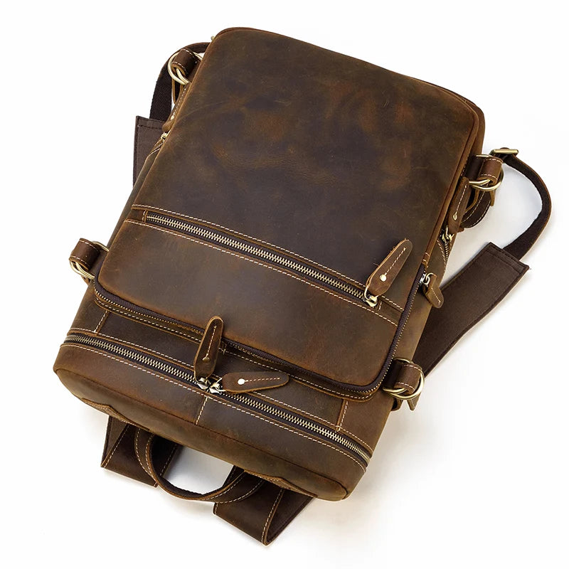 Vintage Genuine Leather Backpack