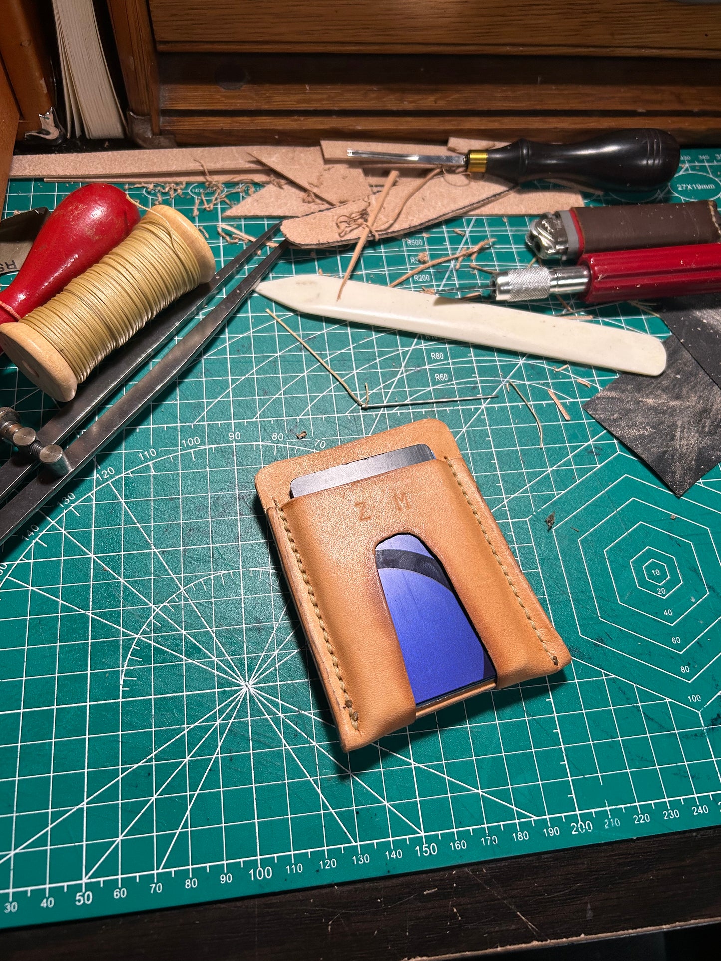 Hand made minimalistic wallet