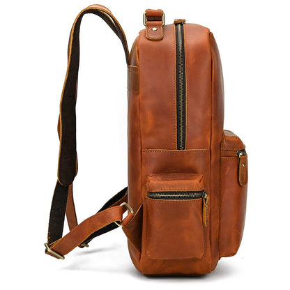 Backpack Crazy Horse Leather travel bag