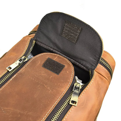 Genuine Leather Luggage Bag